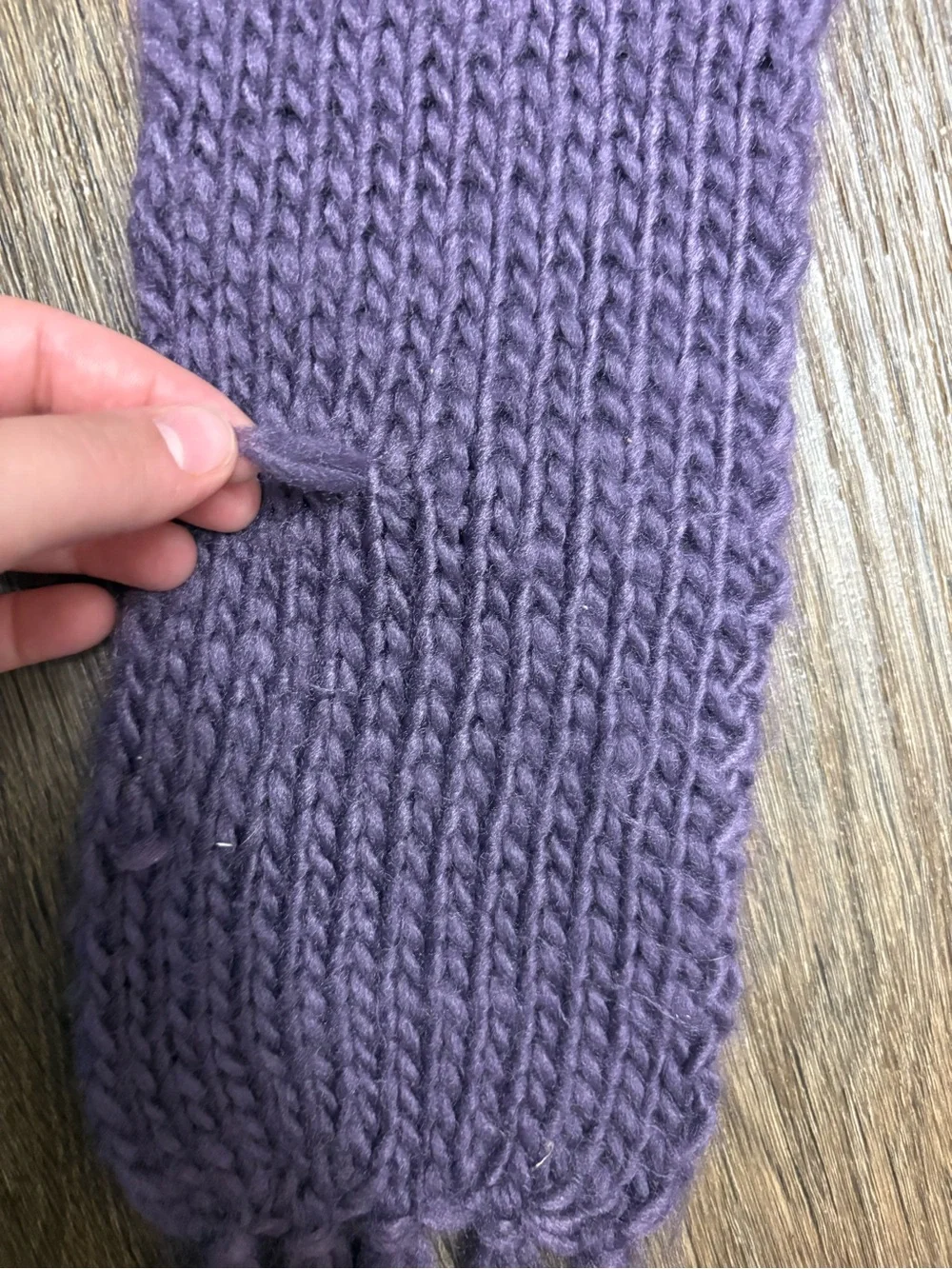 Bling Hat and Scarf set Purple.